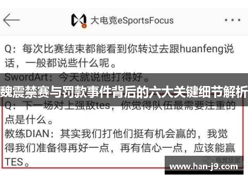 魏震禁赛与罚款事件背后的六大关键细节解析
